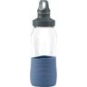 Emsa Trinkflasche »Drink2Go«, (1 tlg.), Schraubverschluss, dicht/hygienisch/rein, Silikonmanschette, 500 ml blau  unisex