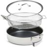 MediaShop Bratpfanne »Titan Pan«, Edelstahl, (Set, 4 tlg.) silberfarben Ø 28 cm  Höhe 7,5 cm Ø 28 cm + Höhe 7,5 cm unisex