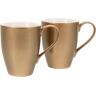 CreaTable Becher »Golden Days«, 2-teiliges Set weiß  unisex