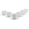 CreaTable Tasse »Square Weiss«, (Set, 12 tlg.) weiß  unisex