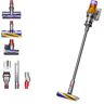 DYSON Akku-Hand-und Stielstaubsauger »V12 Detect Slim™ Absolute (Gelb/Nickel)« silberfarben  unisex