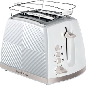 RUSSELL HOBBS Toaster »Groove 26391-56«, 2 lange Schlitze, für 2 Scheiben, 850 W, weiß, 850 Watt - 6 Bräunungsstufen weiß  unisex