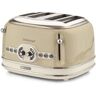 Ariete Toaster »Vintage«, 4 kurze Schlitze, für 4 Scheiben, 1600 W beige  unisex