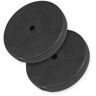 GORILLA SPORTS Hantelscheiben »Hantelscheibenset Kunststoff 30 kg - 2 x 15 kg«, (Set, 2 tlg.) schwarz  unisex