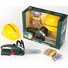 Klein Spielwerkzeug »Bosch Kettensäge mit Helm und Handschuhe«, (Set) grün  unisex