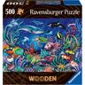 Ravensburger Puzzle »Wooden, Unten im Meer« bunt  unisex