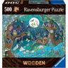 Ravensburger Puzzle »Wooden, Fantasy Forest« bunt  unisex