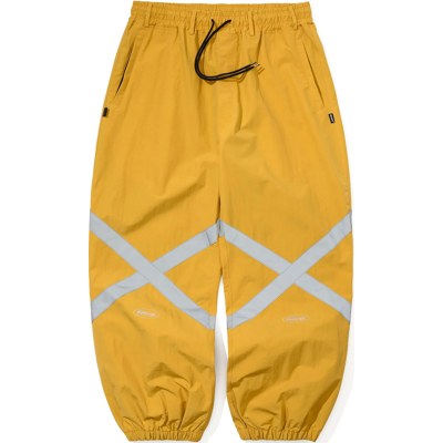 Bs Rabbit Original Potx Reflective Wide Jogger Pants - Unisex - Mustard Bs Rabbit Original Potx Reflective Wide Jogger Pants - Unisex - Mustard