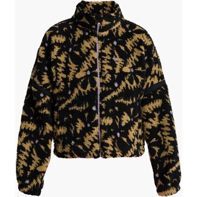 Roxy Boundless Spirit Zippered - Frau - Anthracite Big Flowers Roxy Boundless Spirit Zippered - Frau - Anthracite Big Flowers