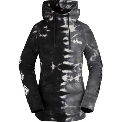 Volcom Costus Pullover Fleece - Frau - Black On Black Volcom Costus Pullover Fleece - Frau - Black On Black