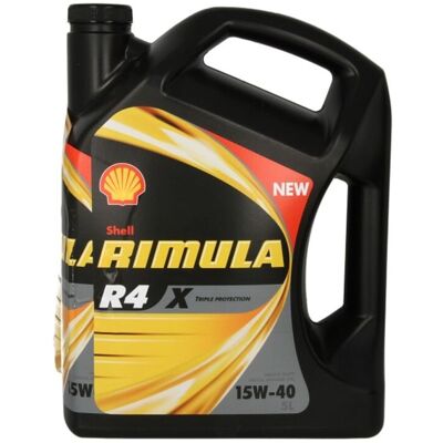 Motoröl SHELL 550055173 Rimula R4 X 15W40 5L Motoröl SHELL 550055173 Rimula R4 X 15W40 5L