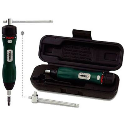 TOPTUL Drehmoment-Schraubendreher - 1/4 Zoll 1,5-8Nm T-Griff Kunststoffkoffer TOPTUL Drehmoment-Schraubendreher - 1/4 Zoll 1,5-8Nm T-Griff Kunststoffkoffer