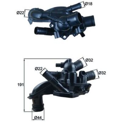 Thermostat, Kühlmittel MAHLE TM 46 105 Thermostat, Kühlmittel MAHLE TM 46 105