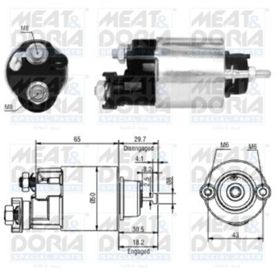 Magnetschalter, Starter MEAT & DORIA 46163 Magnetschalter, Starter MEAT & DORIA 46163