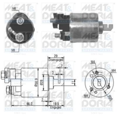 Magnetschalter, Starter MEAT & DORIA 46052 Magnetschalter, Starter MEAT & DORIA 46052