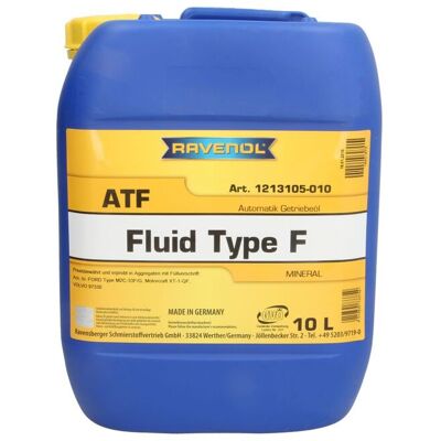 Getriebeöl RAVENOL 1213105 ATF FLUID TYPE F 10L Getriebeöl RAVENOL 1213105 ATF FLUID TYPE F 10L