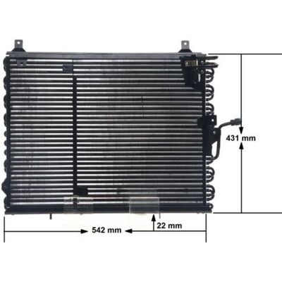Kondensator, Klimaanlage MAHLE AC 150 000S Kondensator, Klimaanlage MAHLE AC 150 000S