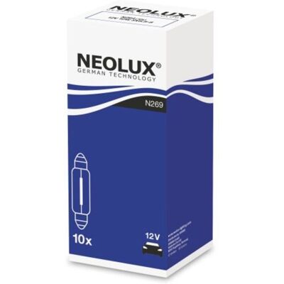 NEOLUX C10W 12V 10W Sekundärlampe - Glühbirne NEOLUX C10W 12V 10W Sekundärlampe - Glühbirne