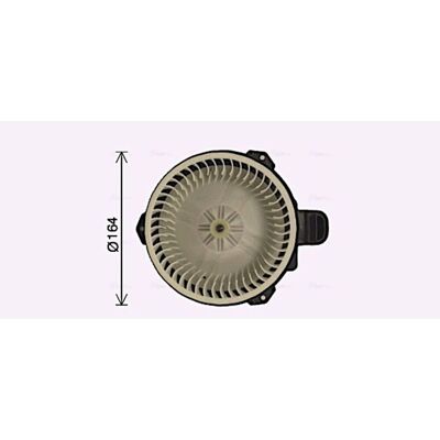 AVA COOLING TO8751 - Elektrischer Motor 12V 264W 3 Kontakte 165mm AVA COOLING TO8751 - Elektrischer Motor 12V 264W 3 Kontakte 165mm