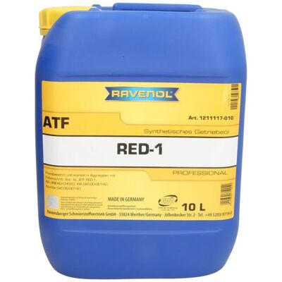 Getriebeöl RAVENOL 1211117 ATF RED-1 10L Getriebeöl RAVENOL 1211117 ATF RED-1 10L
