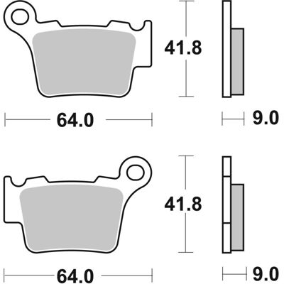 Bremsbelagsatz, Scheibenbremse PRIME - CarbonCeramic - CC BREMBO 07BB27CC Bremsbelagsatz, Scheibenbremse PRIME - CarbonCeramic - CC BREMBO 07BB27CC
