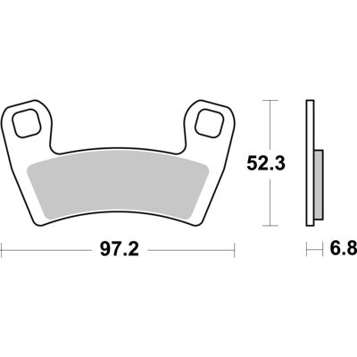 Bremsbelag BREMBO 07PO15SD Bremsbelag BREMBO 07PO15SD