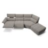 sofanella Stoff Polsterecke ADRIA Wohnlandschaft XXL 412x101x89cm grau