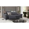 sofanella Italienische Stoffcouch URBANA 2-Sitzer Stoff Sofa 190x80x114cm Grau