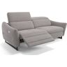 sofanella Stoff 3-Sitzer MODENA italienisch 208x108x74cm Grau