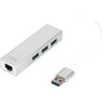 Digitus USB 3.0 3-Port Hub mit Gigabit LAN, USB-Hub