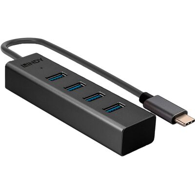 Lindy 4 Port USB 3.2 Gen 1 Typ C, USB-Hub Lindy 4 Port USB 3.2 Gen 1 Typ C, USB-Hub