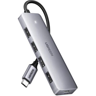 UGREEN USB-C Hub (4-Port, USB 3.0, OTG), USB-Hub UGREEN USB-C Hub (4-Port, USB 3.0, OTG), USB-Hub