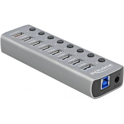 Delock USB 3.2 Gen 1 Hub mit 7 Ports + 1 Schnellladeport + 1 USB-C PD 3.0 Port , USB-Hub Delock USB 3.2 Gen 1 Hub mit 7 Ports + 1 Schnellladeport + 1 USB-C PD 3.0 Port , USB-Hub