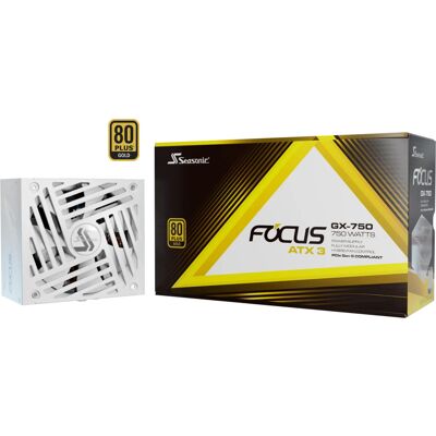 Seasonic FOCUS GX-750 V4 ATX3.1 White Edition, PC-Netzteil Seasonic FOCUS GX-750 V4 ATX3.1 White Edition, PC-Netzteil