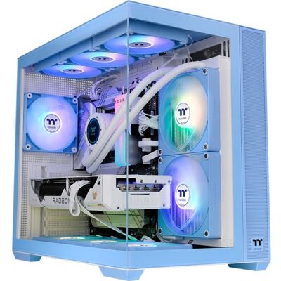 Thermaltake View 380 TG ARGB Hydrangea Blue, Tower-Gehäuse Thermaltake View 380 TG ARGB Hydrangea Blue, Tower-Gehäuse