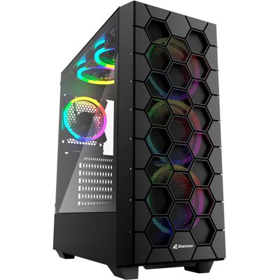 Sharkoon RGB HEX, Tower-Gehäuse Sharkoon RGB HEX, Tower-Gehäuse