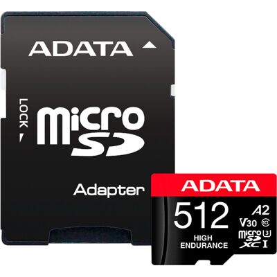 ADATA High Endurance 512 GB microSDXC, Speicherkarte ADATA High Endurance 512 GB microSDXC, Speicherkarte
