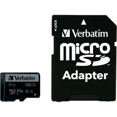 Verbatim Pro 64 GB microSDXC, Speicherkarte Verbatim Pro 64 GB microSDXC, Speicherkarte