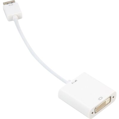 Sharkoon DisplayPort zu DVI-D Adapter - 15cm Weiß Sharkoon DisplayPort zu DVI-D Adapter - 15cm Weiß