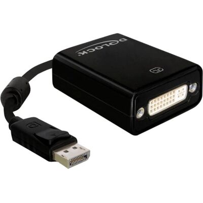 Delock Adapter Displayport-Stecker > DVI-I-Buchse Delock Adapter Displayport-Stecker > DVI-I-Buchse