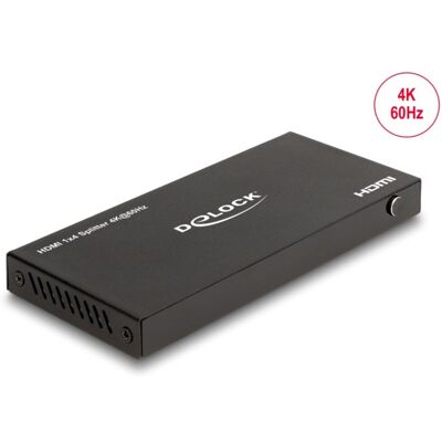 Delock HDMI Splitter 1 x HDMI in zu 4 x HDMI out 4K 60 Hz Delock HDMI Splitter 1 x HDMI in zu 4 x HDMI out 4K 60 Hz