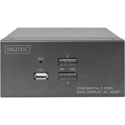 Digitus KVM-Switch Dual-Display 4K HDMI Digitus KVM-Switch Dual-Display 4K HDMI