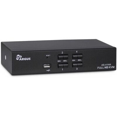 Inter-Tech KVM Switch AS-41HA HDMI, KVM-Switch Inter-Tech KVM Switch AS-41HA HDMI, KVM-Switch