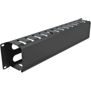 Delock 19" Kabelmanagement Rangierpanel mit 4 Öffnungen, Kabelführung Delock 19" Kabelmanagement Rangierpanel mit 4 Öffnungen, Kabelführung