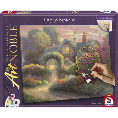 Schmidt Spiele My ArtNOBLE Thomas Kinkade - Rosebud Cottage, Malen Schmidt Spiele My ArtNOBLE Thomas Kinkade - Rosebud Cottage, Malen