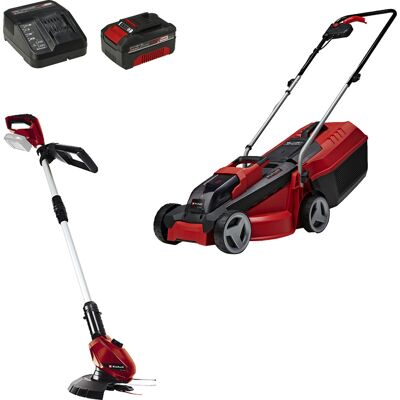 Einhell Power X-Change Akku-Rasenmäher-Set GE-CM 18/30 + Rasentrimmer GE-CT 18 Einhell Power X-Change Akku-Rasenmäher-Set GE-CM 18/30 + Rasentrimmer GE-CT 18