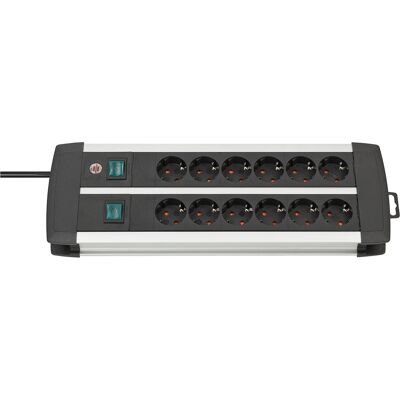Brennenstuhl Premium-Alu-Line Steckdosenleiste 12-fach Duo Brennenstuhl Premium-Alu-Line Steckdosenleiste 12-fach Duo