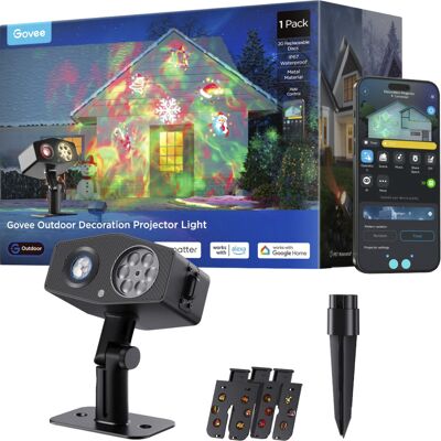 Govee Outdoor Decoration Projector Light, LED-Leuchte Govee Outdoor Decoration Projector Light, LED-Leuchte