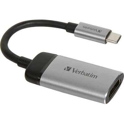 Verbatim USB Adapter, USB-C Stecker > HDMI Buchse Verbatim USB Adapter, USB-C Stecker > HDMI Buchse
