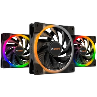 be quiet! Light Wings PWM 120 mm high-speed Triple Pack, Gehäuselüfter be quiet! Light Wings PWM 120 mm high-speed Triple Pack, Gehäuselüfter